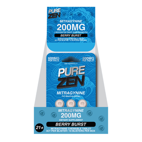 PURE ZEN 200MG Extract (Berry Burst) - 10/3ct display image