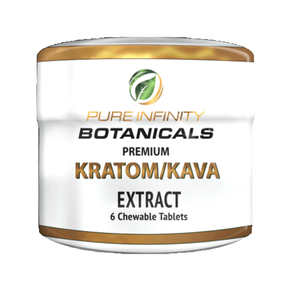 Chewable 50/50 Kava Kratom 6CT Jar single By PIB image 0