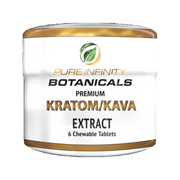 Chewable 50/50 Kava Kratom 6CT Jar single By PIB image 0