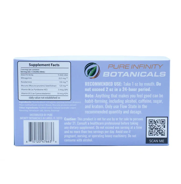 Flow State Kava Kratom Lavender Cream 12CT Display image 3