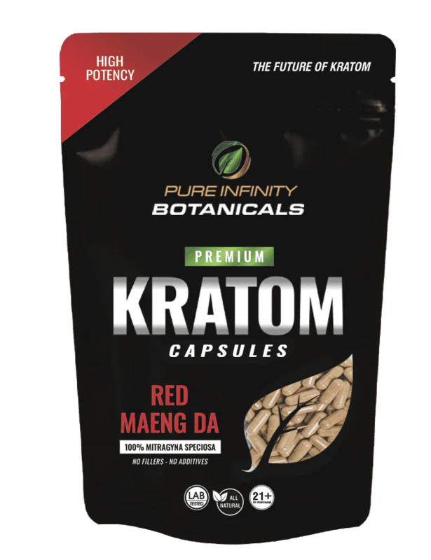 Red Maeng Da Capsules By PIB image 0