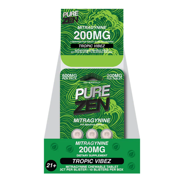PURE ZEN 200MG Extract (Tropic Vibez) - 10/3ct display image